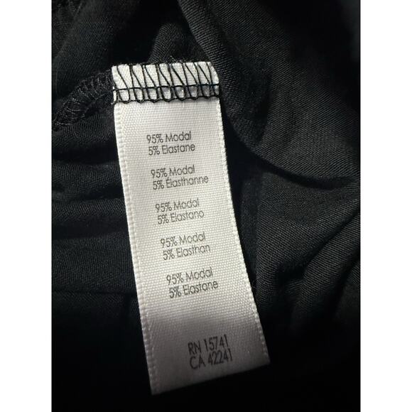 PJ Salvage Women's Basic Open Leg Lounge Pants Black Size Medium W/tag *READ - Picture 12 of 13